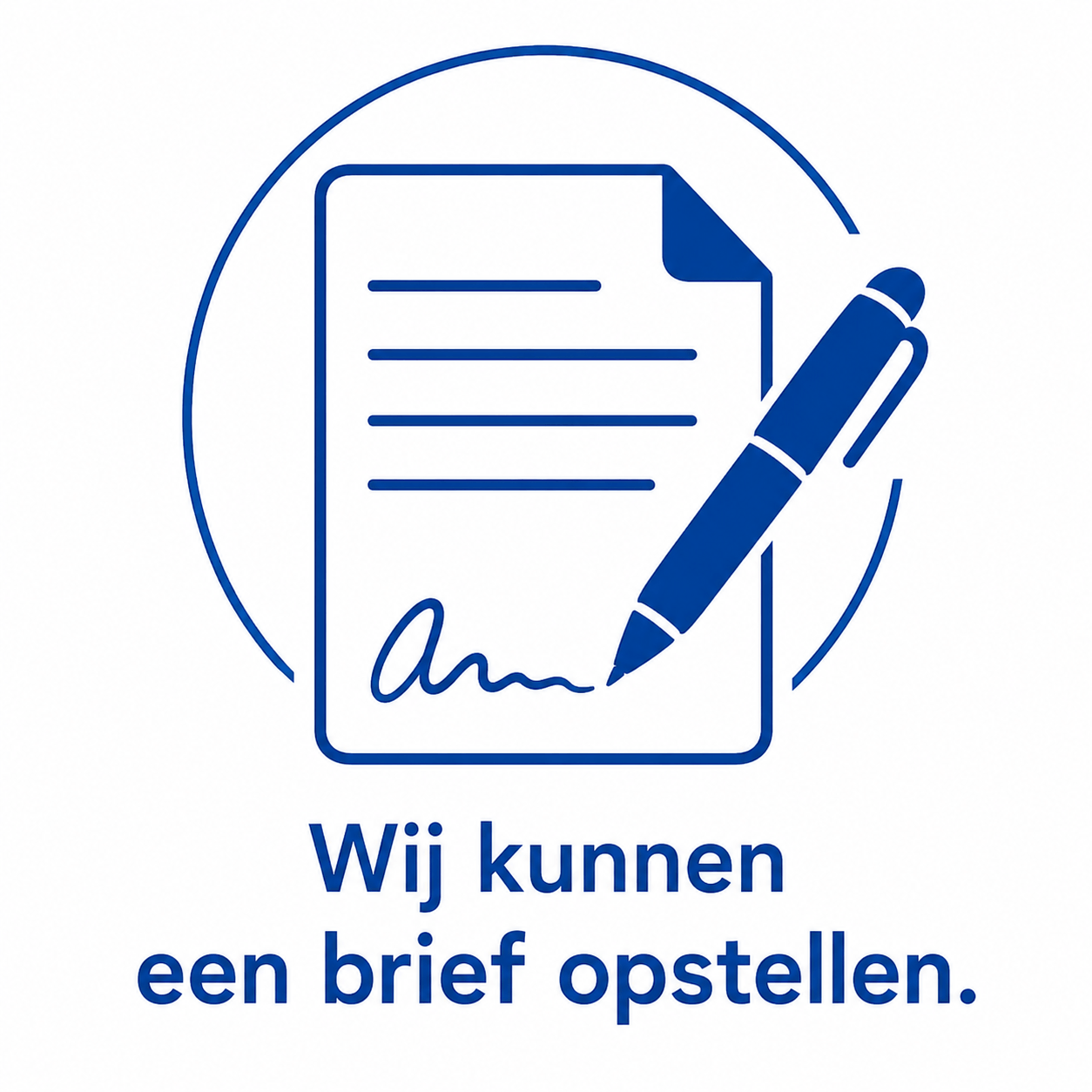 “Brief opstellen naar leverancier”