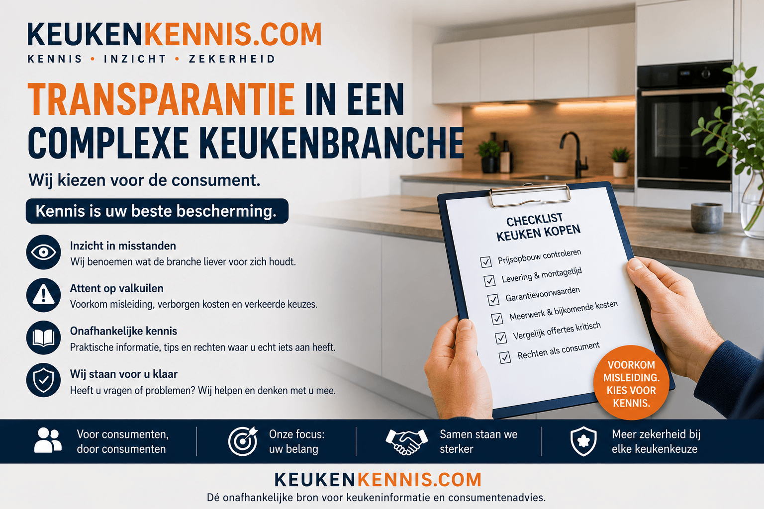 “KeukenKennis gaat voor de consument”