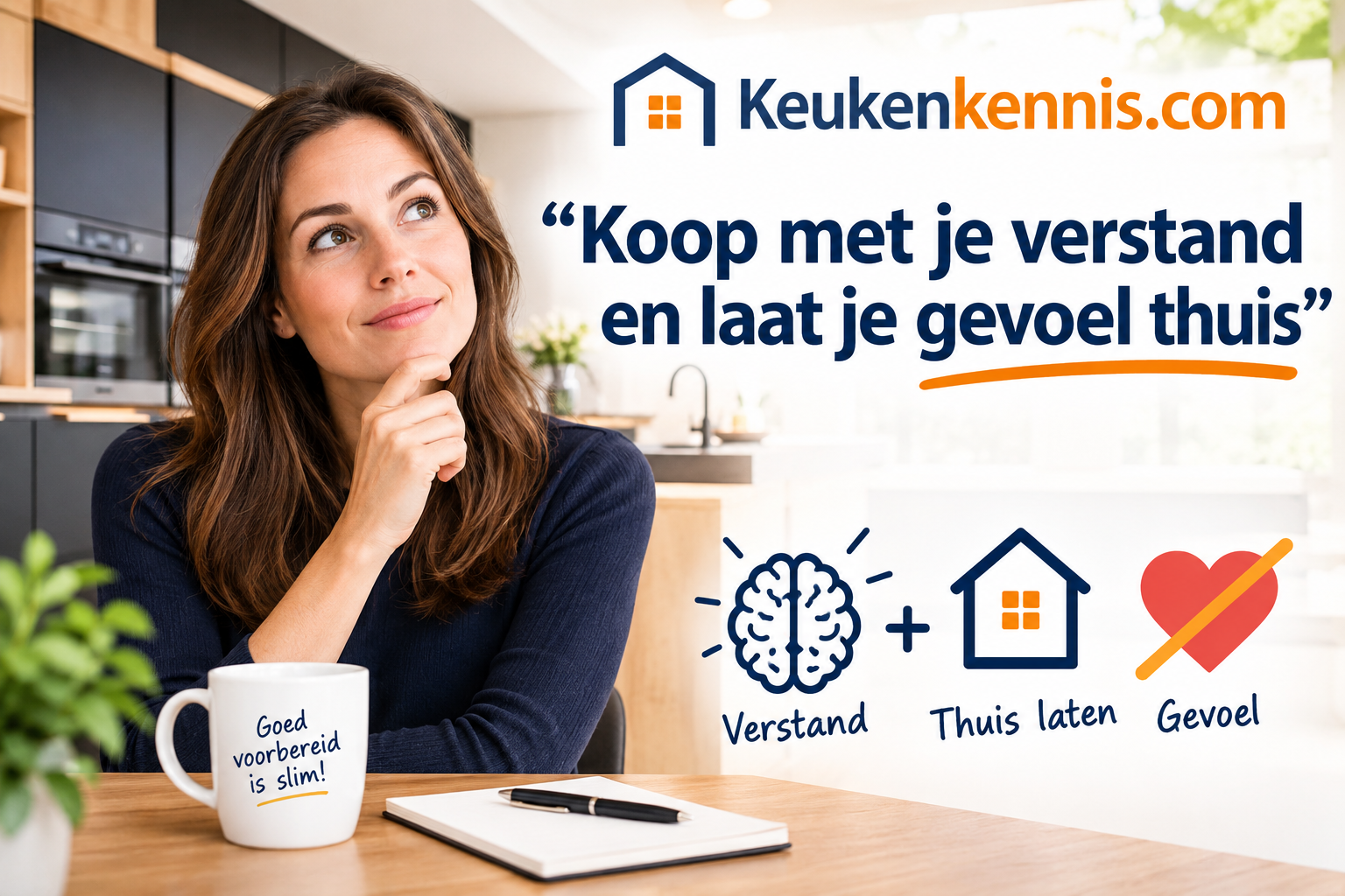 Een keuken kopen? Gebruik uw verstand, niet alleen uw gevoel!