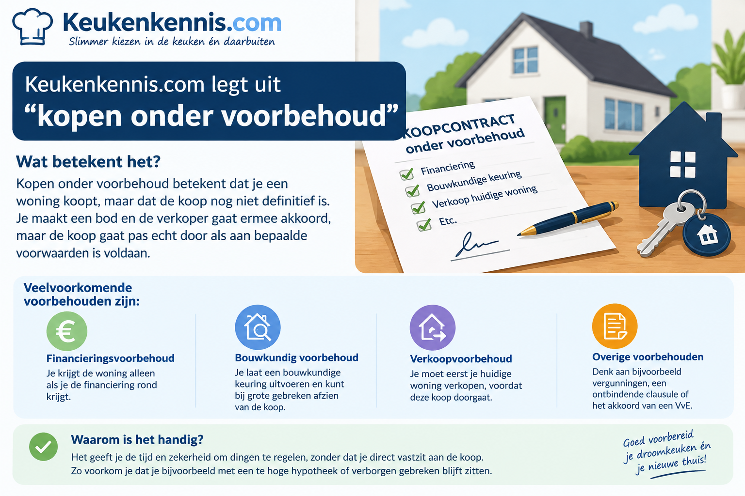 “Een keuken kopen onder voorbehoud, kan dat?”
